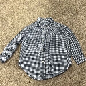 Boys long sleeve button up shirt